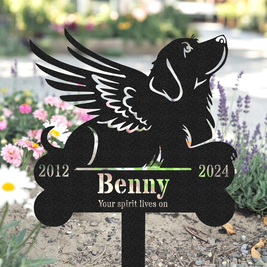 Personalized Labrador Retriever Grave Marker