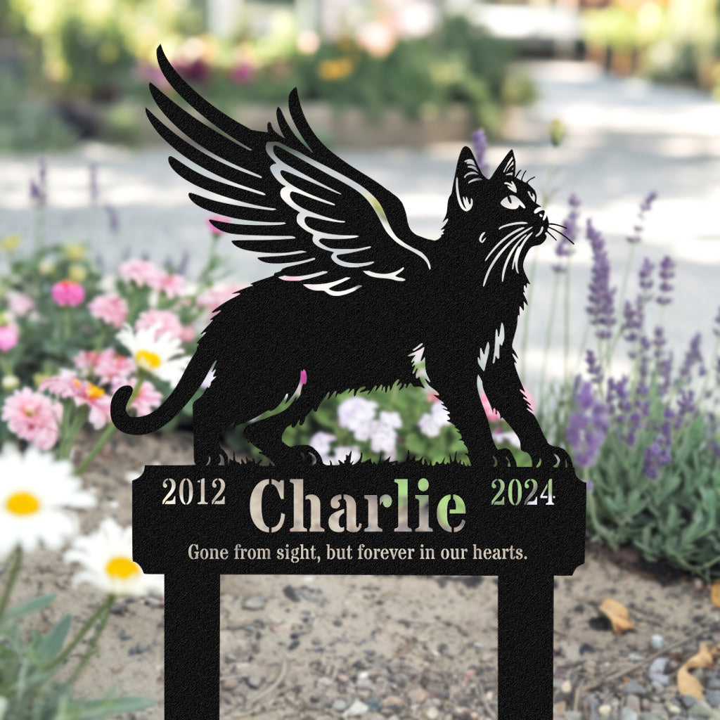 Personalized Cat Grave Marker